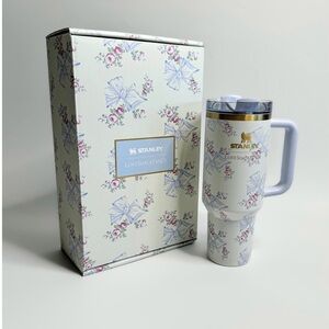 Stainless steel X love shack-fancy 40oz Holiday Tumbler Rosa Beaux New Blue/Pink